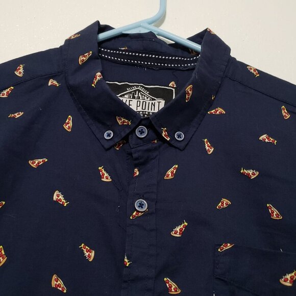 Five Point Pizza Button Up - Picture 3 of 8